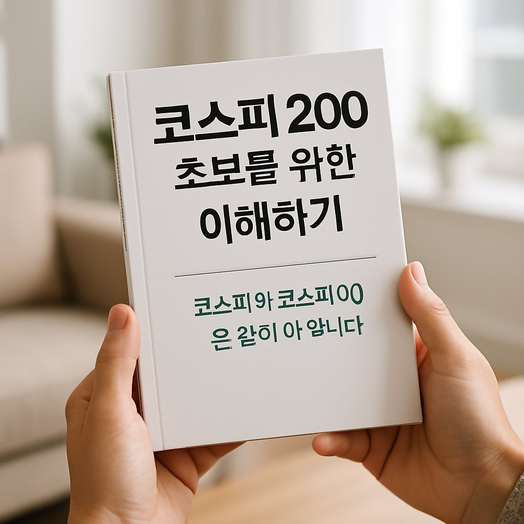 코스피와 코스피200은 같은 말이 아닙니다 | 코스피 200 초보를 위한 이해하기
