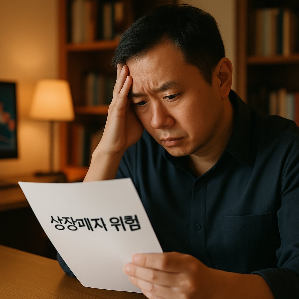 상장폐지 위험 먼저 확인해야 하는 이유 | 상장폐지 위험