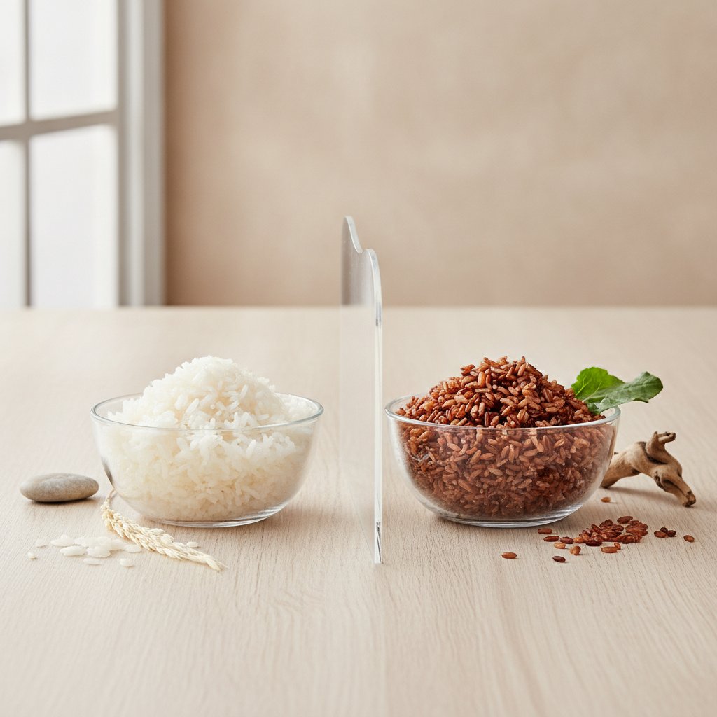 2. 혈당 지수(GI)와 식이섬유가 주는 건강의 격차 | 현미 백미 차이