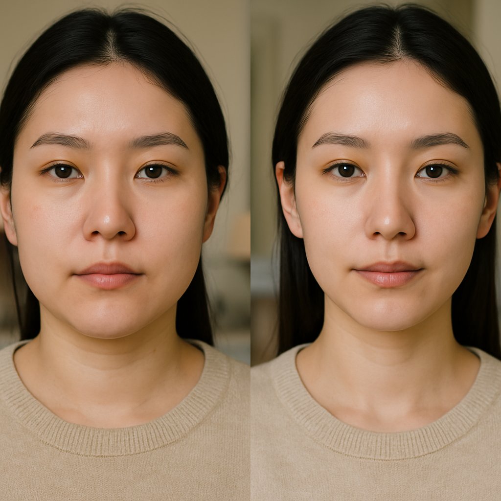 1. 후기에서 가장 많이 보이는 변화 | 턱보톡스