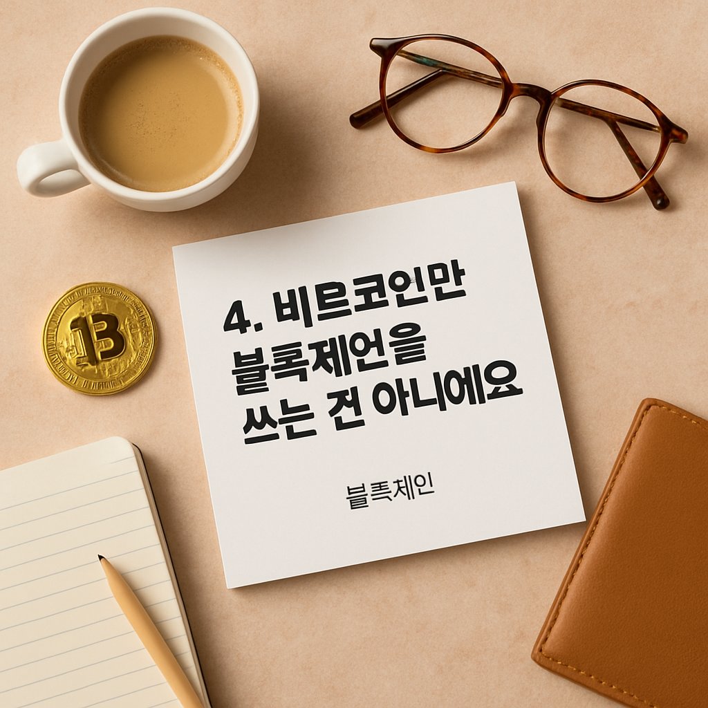 4. 비트코인만 블록체인을 쓰는 건 아니에요 | 블록체인