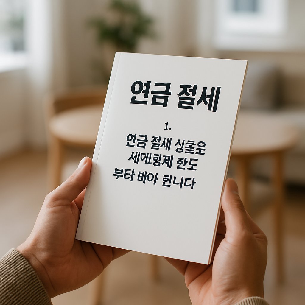 1. 연금 절세 상품은 세액공제 한도부터 봐야 합니다 | 연금 절세