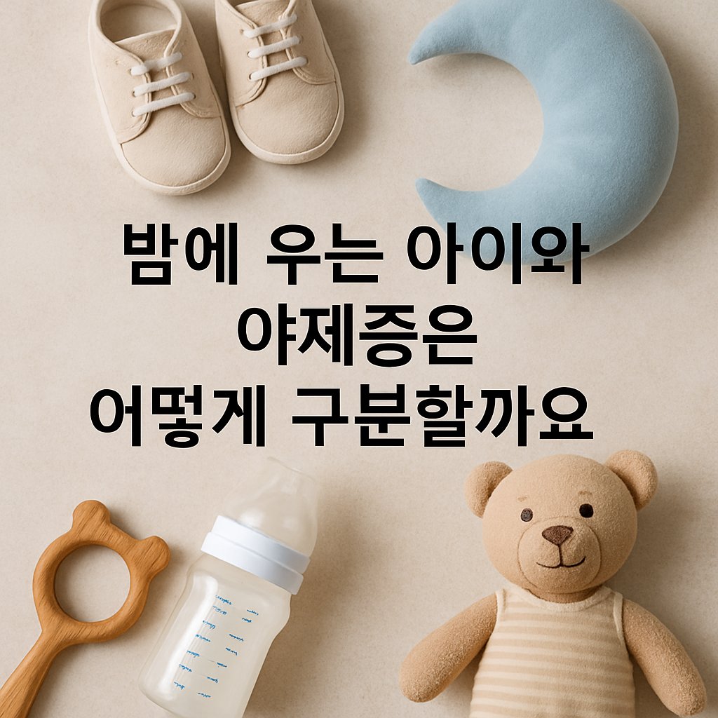 4. 밤에 우는 아이와 야제증은 어떻게 구분할까요 | 밤에 우는 아이 야제증 야경증