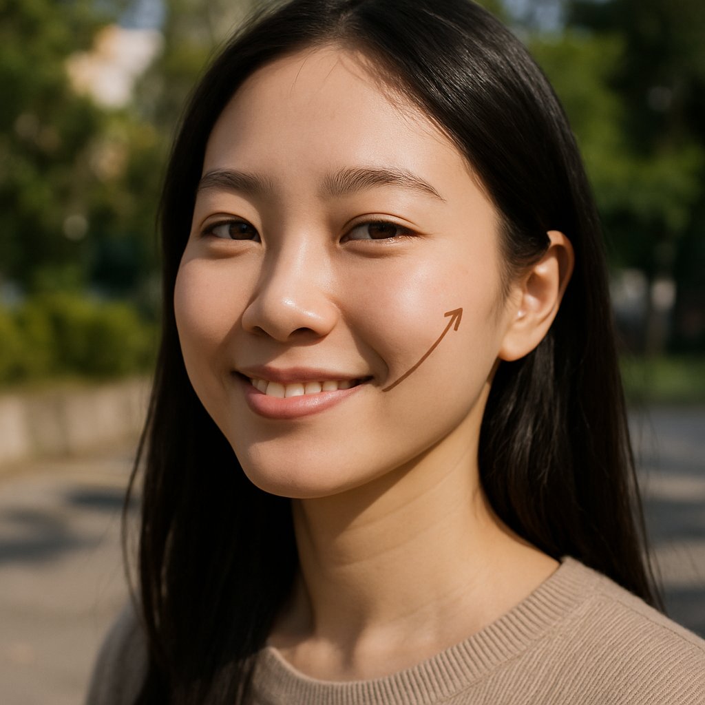 3. 입꼬리 실리프팅 효과가 잘 보이는 얼굴 특징 | 입꼬리 실리프팅