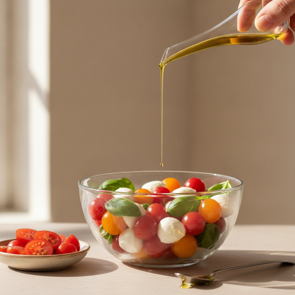 다이어트 초보자를 위한 올리브오일 방울토마토 샐러드 황금 비율 | 올리브오일 방울토마토 샐러드