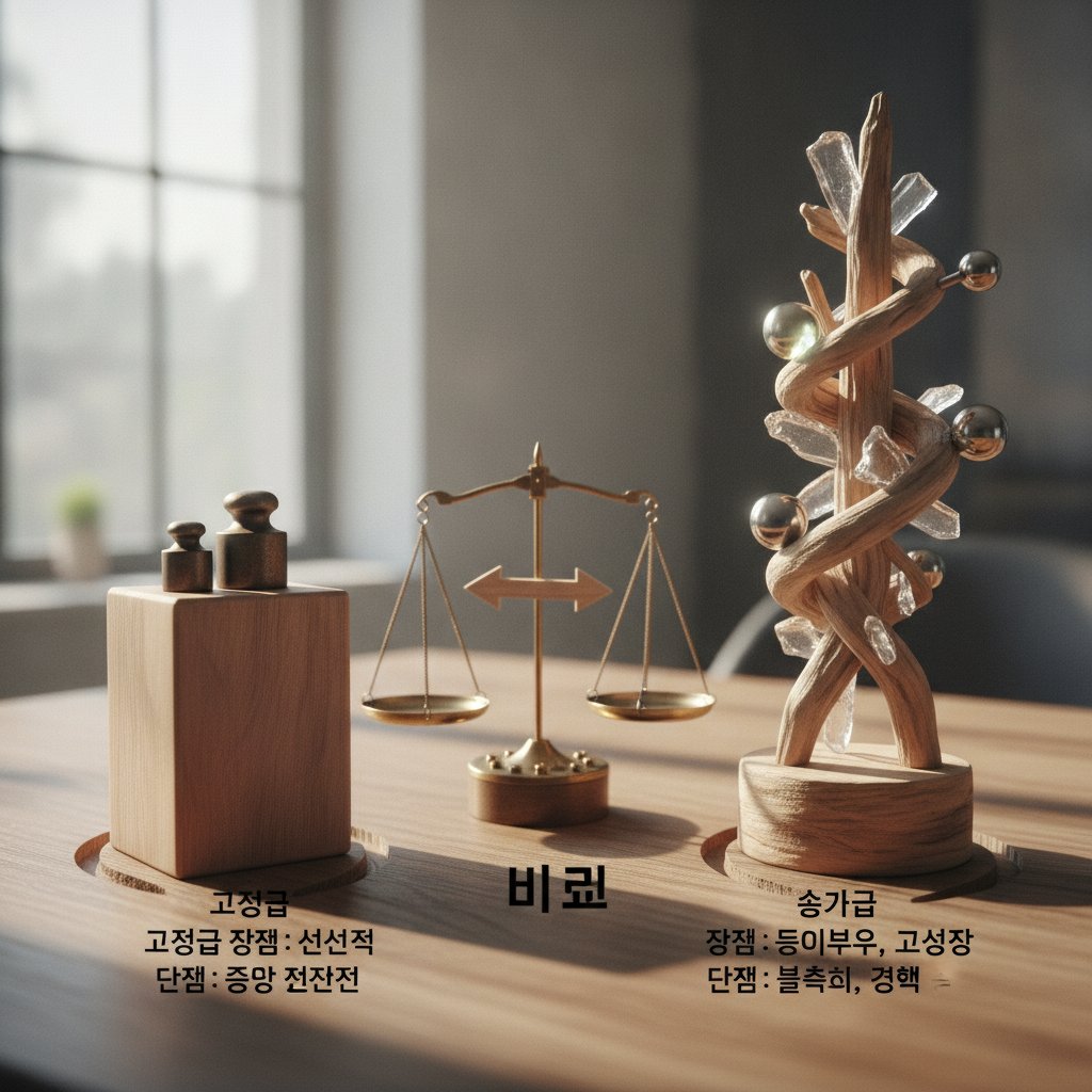 기본급과 성과급 구조의 유형별 장단점 비교 | 대기업 연봉 성과급