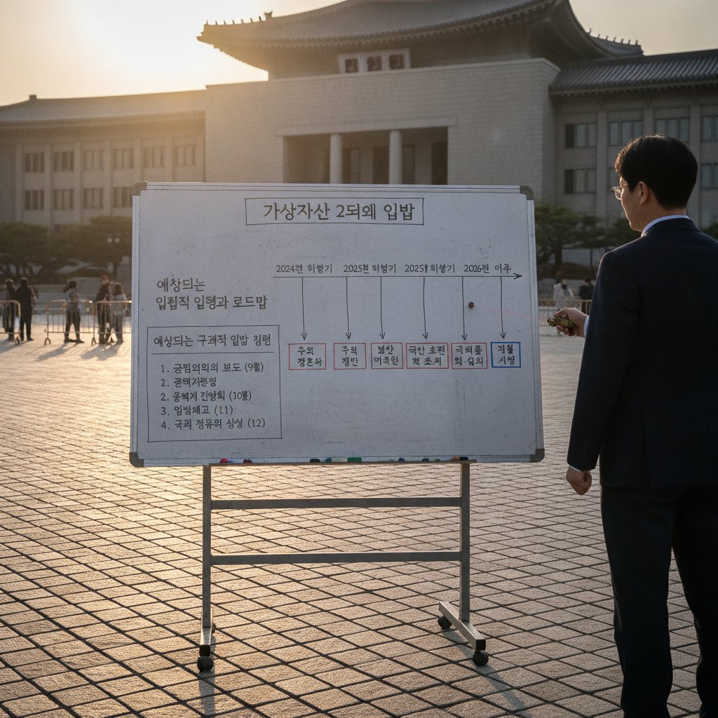 예상되는 구체적 입법 일정과 로드맵 | 가상자산 2단계 입법