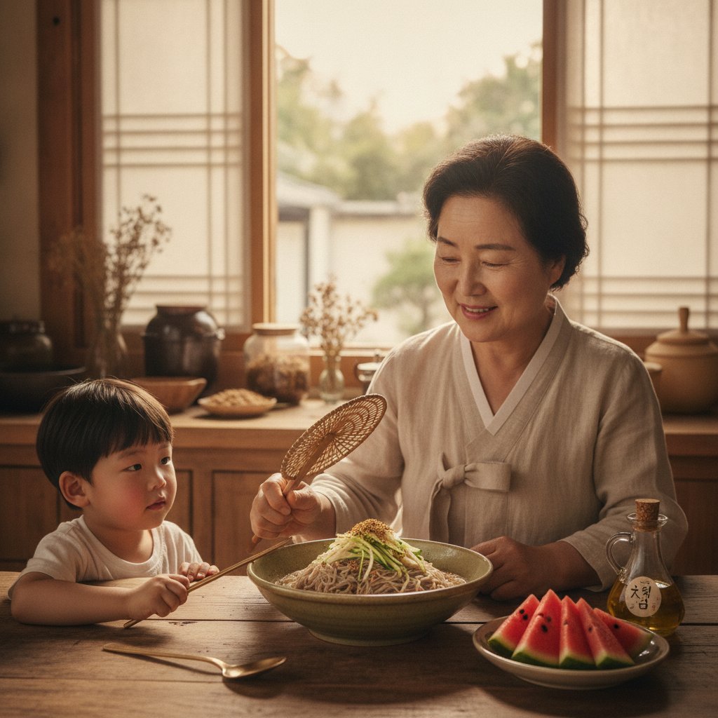 들기름 막국수 효능 왜 여름철 영양학적 보약이라 불릴까요? | 들기름 막국수 효능