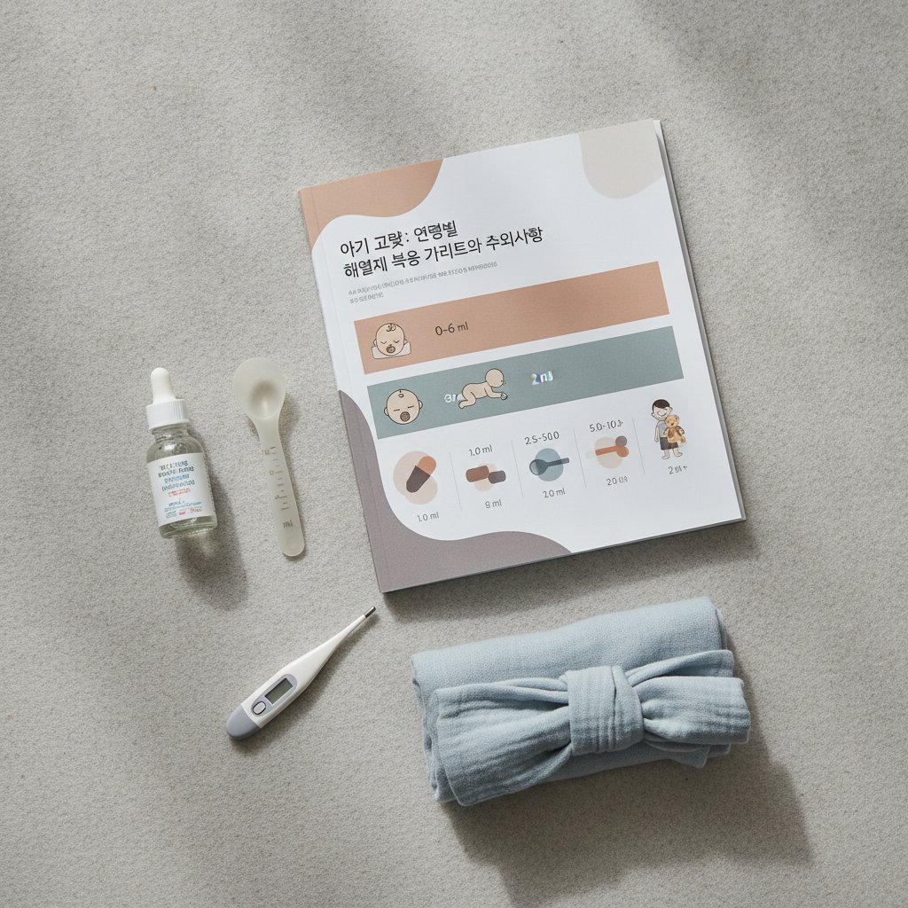연령별 해열제 복용 가이드와 주의사항 | 아기 고열