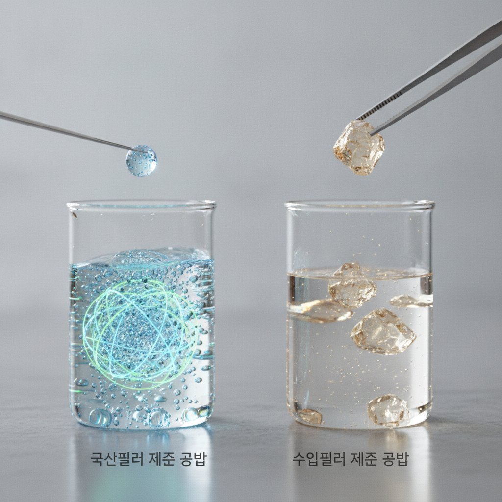 국산필러 수입필러 제조 공법과 기술력의 본질적 차이 | 국산필러 수입필러