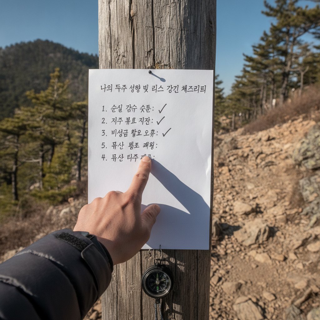 나의 투자 성향 및 리스크 관리 체크리스트 | 주식 투자 하면 안되는