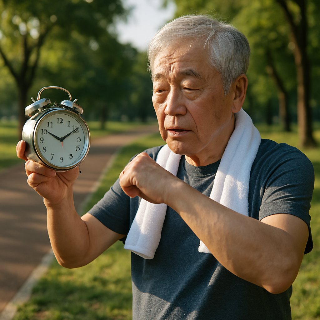 운동은 몇 시에 해야 노년기 수면에 좋을까? | 노년기 수면