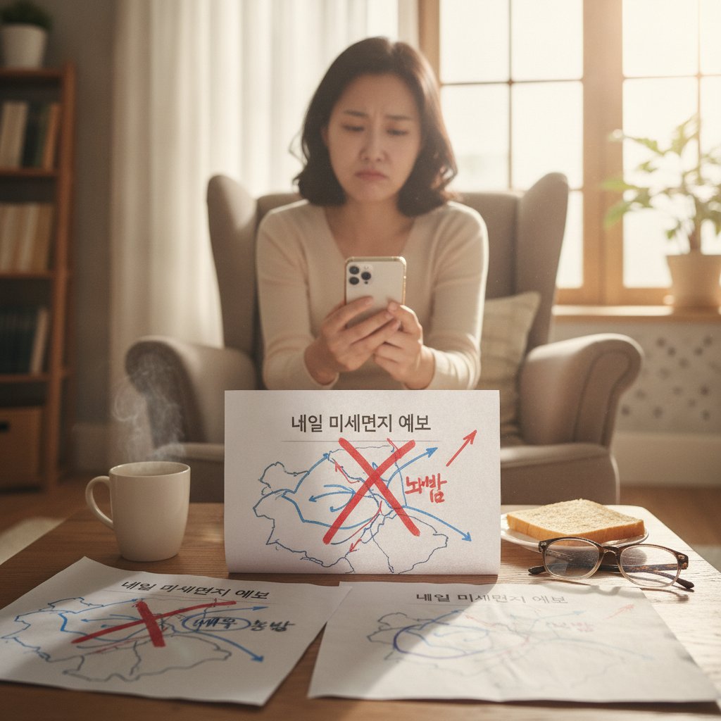 내일 날씨 미세먼지 예보가 매번 달라지는 이유 | 내일 날씨 미세먼지